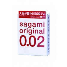 Презервативы Sagami Original 0.02 УЛЬТРАТОНКИЕ,гладкие №3