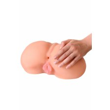 Мастурбатор реалистичный TOYFA Juicy Pussy Sophie с вибрацией , вагина и анус, TPR, 17 см