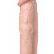 Реалистичный фаллоимитатор TOYFA RealStick Nude, PVC, телесный, 23 см