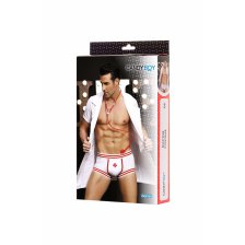 Костюм доктора Candy Boy Daniel (халат, боксеры, стетоскоп, значок),бело-красный, OS