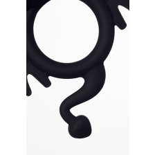 Эрекционное кольцо на пенис JOS COCKY DEVIL, силикон, чёрный, 8,5 см