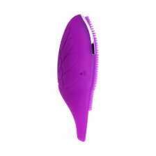 Виброкольцо с ресничками перезаряжаемое JOS RICO, Силикон, Фиолетовый, 9 см