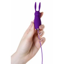 Виброяйцо с пультом управления TOYFA A-Toys Bunny, силикон, фиолетовый