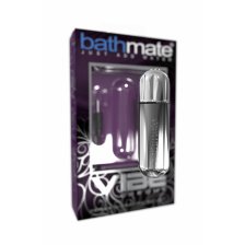 Вибропуля Bathmate Vibe Bullet Chrome, перезаряжаемая, водонепроницаемая, пластик, 10 режимов вибрации, серебристая, 7.8 см