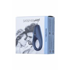 Эрекционное кольцо на пенис Satisfyer Rings, силикон, синий 7,5 см