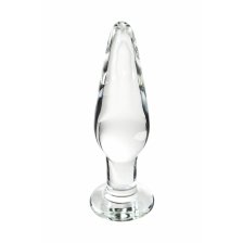 Набор анальных втулок Sexus Glass, стекло, прозрачный, 14/12,5/12 см, Ø 4/3,5/3 см