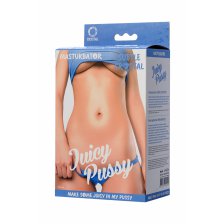 Мастурбатор реалистичный TOYFA Juicy Pussy Subtle Crystal, TPE, 14,5 см