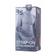 Насадка для страпона RealStick Strap-On by TOYFA Ryder, TPR, телесный, 17,9 см