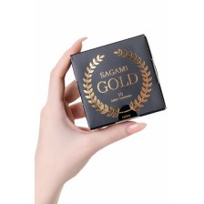 Презервативы латексные Sagami Gold №10, 18 см