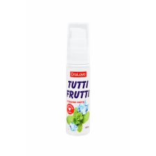 Съедобная гель-смазка TUTTI-FRUTTI со вкусом сладкой мяты 30г