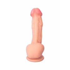 Реалистичный фаллоимитатор TOYFA RealStick Elite DILDO, TPR, телесный, 20 см