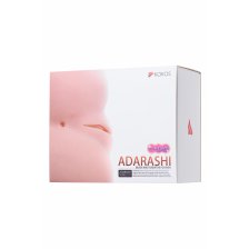 Мастурбатор реалистичный KOKOS Adarashi 1 c двойным слоем, TPR, телесный, 20 см