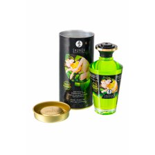 Масло для массажа Shunga Organic Exotic Green Tea, разогревающее, с ароматом зелёного чая, 100 мл