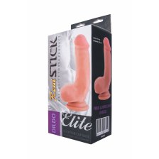 Реалистичный фаллоимитатор TOYFA RealStick Elite DILDO, TPR, телесный, 18,5 см