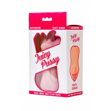 Мастурбатор реалистичный TOYFA Juicy Pussy Fruity Tongue, рот и вагина, SoftSkin, телесный,19 см
