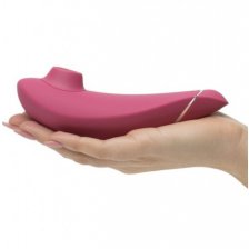Бесконтактный вакуумно-волновой стимулятор клитора Womanizer Premium розовый