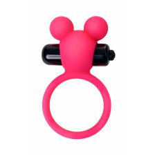 Виброкольцо на пенис A-Toys by TOYFA, розовое
