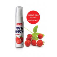 Съедобная гель-смазка TUTTI-FRUTTI для орального секса со вкусом земляники 30г