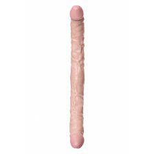 Двусторонний фаллоимитатор TOYFA RealStick Nude 42,5 см