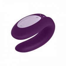 Стимулятор для пар Satisfyer Partner Double Joy с возможностью управления через смартфон фиолетовый