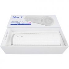 Мастурбатор нереалистичный LOVENSE Max 2, TPE, белый, 24 см