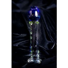 Нереалистичный фаллоимитатор Sexus Glass, стекло, 18 см