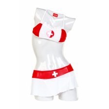 Кукла надувная Nurse Emilia реалистичная голова,медсестра, TOYFA Dolls-X