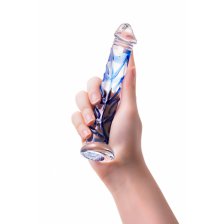 Нереалистичный фаллоимитатор Sexus Glass, стекло, 17 см