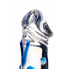 Нереалистичный фаллоимитатор Sexus Glass, стекло, 17 см