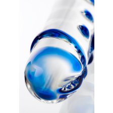Двусторонний фаллоимитатор Sexus Glass, стекло, 20 см