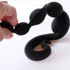 Стимулятор анальный Fun Factory Bendy Beads черный