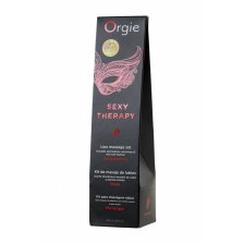 Комплект для сладких игр Orgie Lips Massage со вкусом клубники