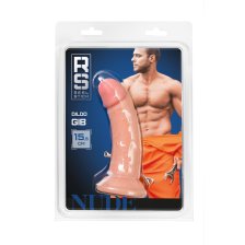 Реалистичный фаллоимитатор RealStick Nude Gib, PVC, телесный, 15,5 см