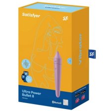 Универсальный смарт-стимулятор Satisfyer Ultra Power Bullet 8 лиловый