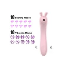 Вакуумный вибратор кролик , 10 режимов