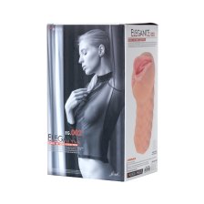 Мастурбатор реалистичный KOKOS ELEGANCE.002 с вибрацией, TPR, телесный, 16 см