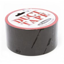 Бондажный скотч Duct Tape черный 15 м