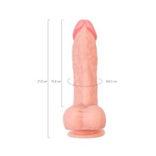 Реалистичный фаллоимитатор RealStick Nude Ever, PVC, телесный, 21 см