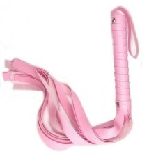 Розовая плеть БДСМ 49 см