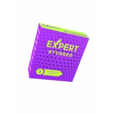 Презервативы EXPERT Studded, облегающие, точечные, 3 шт.