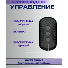 Массажер простаты с ДУ управлениемс