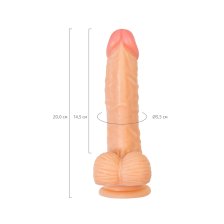 Реалистичный фаллоимитатор RealStick Nude Cree, PVC, телесный, 20 см