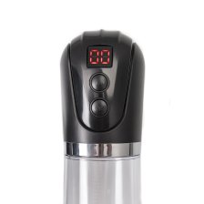 Автоматическая помпа для пениса Sexus men Expert Ivar, ABS-пластик, черная, 32 см