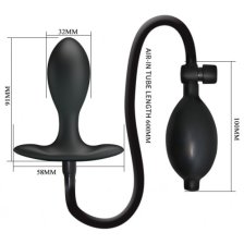 Расширяющаяся анальная пробка со смещенным центром тяжести Pretty Love Inflatable Anal Plug