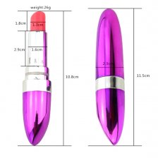 Вибростимулятор помада красная