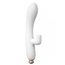 Вибратор с вакуумной стимуляцией, белый, 120591