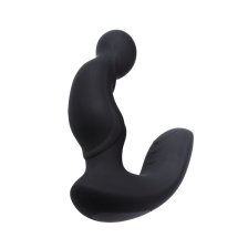 Стимулятор простаты MALESATION Anal-Pleasure, силикон, черный, 3,2 см