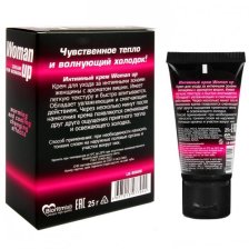 Крем Woman Up для женщин возбуждающий с эффектом ледяного огня 25 гр