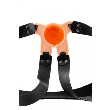 Фаллопротез RealStick Strap-On Conall, TPE, телесный, 14 см