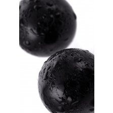 Вагинальные шарики Sexus Glass, стекло, чёрные